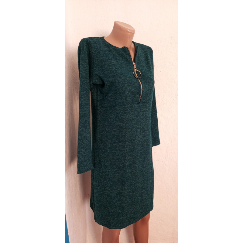 Плаття жіноче .Зелене з блискавкою. Розмір 44. Плаття жіноче .Зелене з блискавкою. Розмір 44.