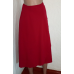 Спідниця жіноча на запах бордового кольору.Розмір 40-42.