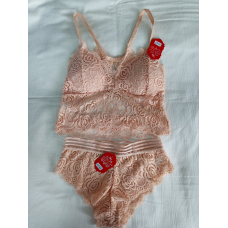 Комплект спідньої білизни для дівчинки.      Р  36-38. Кавовий