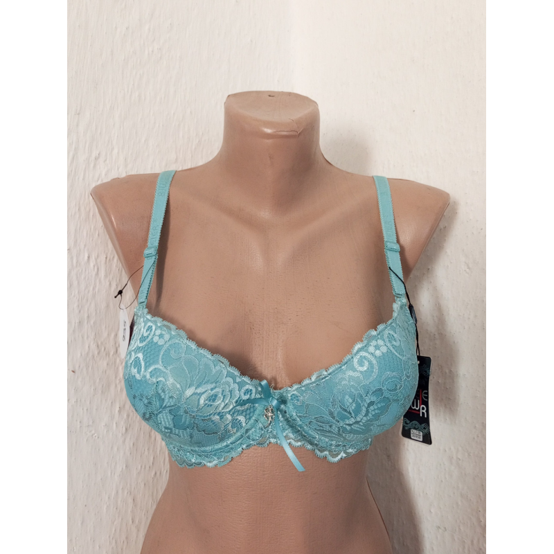 Бюстгальтер (3166 В) смарагдового кольору.  Розмір -75 В.