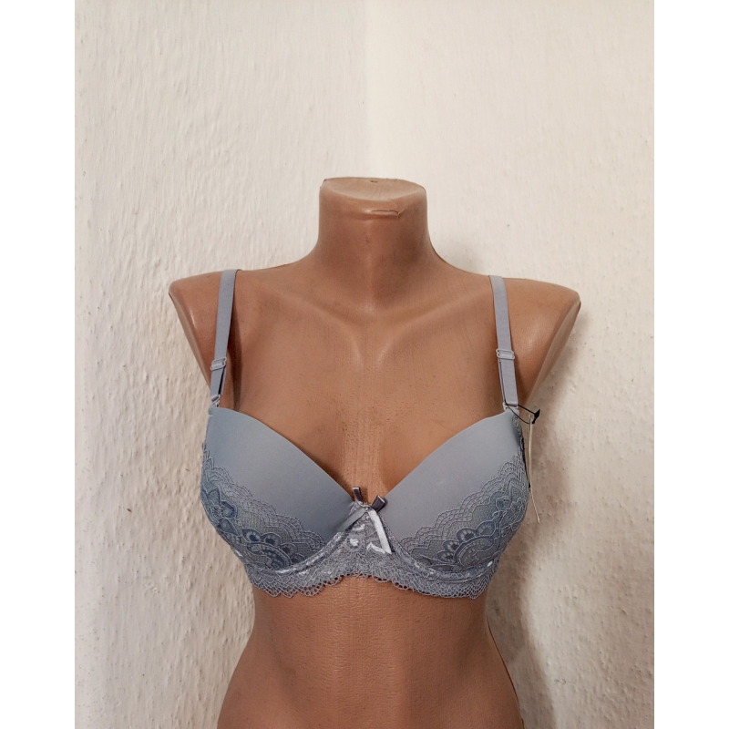 ““ Teyi ““ женский бюстгальтер серый с пуш-ап (1064В). Размер 75 В. 80 В ““ Teyi ““ женский бюстгальтер серый с пуш-ап (1064В). Размер 75 В. 80 В