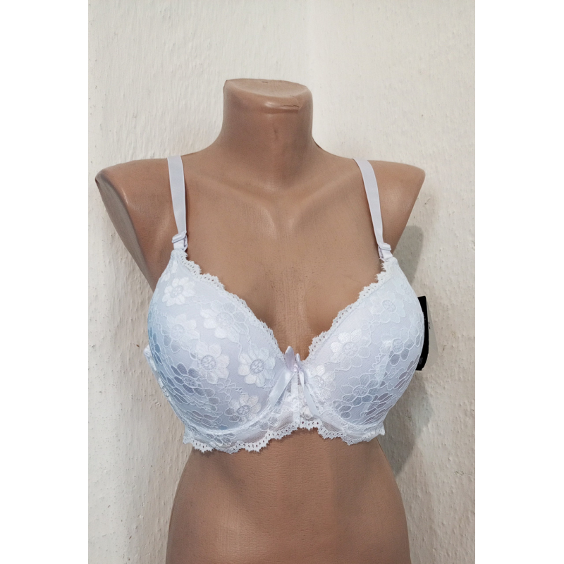 “YYG “ белый бюстгальтер на поролоне без пуш-ап (8577D). Размер 85D “YYG “ белый бюстгальтер на поролоне без пуш-ап (8577D). Размер 85D