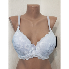 “YYG “  белый бюстгальтер на поролоне без пуш-ап (8577D). Размер 80D. 90D