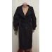 Жіночий тренч чорного кольору. Розмір: М