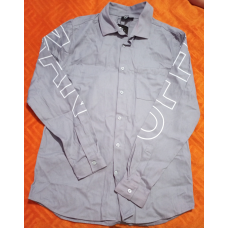 Сорочка чоловіча  робоча сірого кольору.  Крем сорт.
