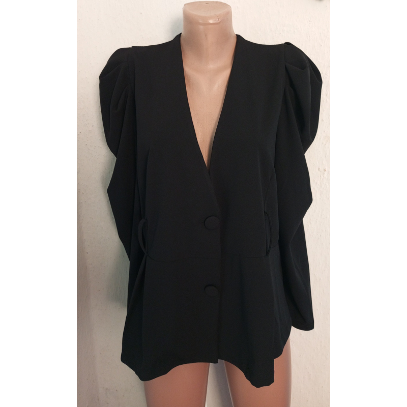 “Boohoo“ - жіночий чорний жакет. Крем сорт.