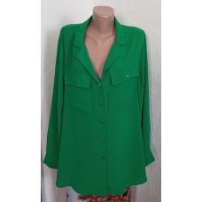 Блузка жіноча “ Next“ зелена  р 48  Секонд хенд  -сорт Крем