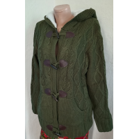 Кардиган жіночий  болотно- зеленого кольору.  Сток.  Розмір  L.