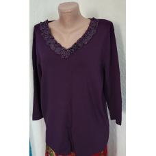 Светр  “Casamia“  жіночий  фіолетовий . Розмір  L.  Сток.