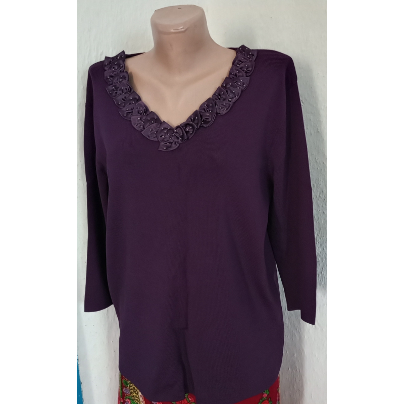 Светр “Casamia“ жіночий фіолетовий . Розмір L. Сток. Светр “Casamia“ жіночий фіолетовий . Розмір L. Сток.