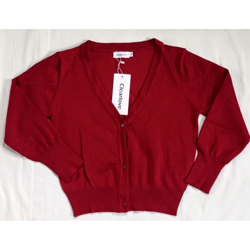Кофта“ Clear love“ жіноча  бордового кольору. Розмір  S.  Сток.